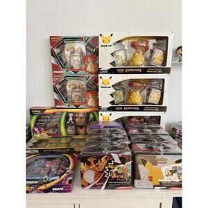 Huge Lot Of Sealed Retired Pokemon 16 Boxes Celebrations Pokemon Mythical N More